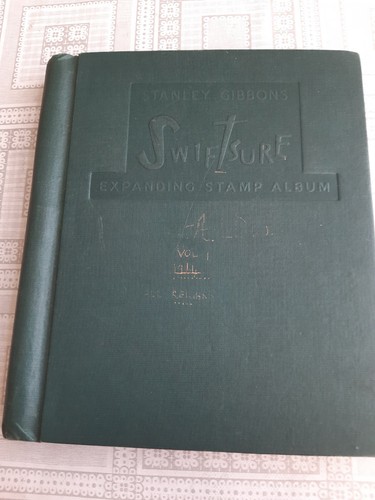 Stanley gibbons stamp album - gibbons,