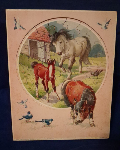 Vintage victory wooden jigsaw - victory,