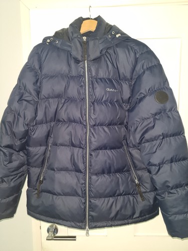 Men navy gant - puffer, jacket
