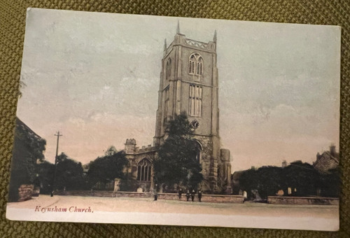 Antique postcard keynsham - antique,