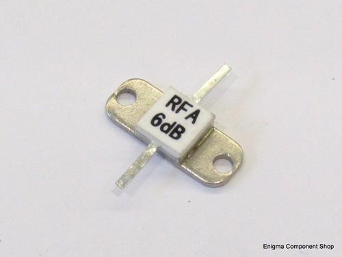Ceramic 6db 50w attenuator - 6db,