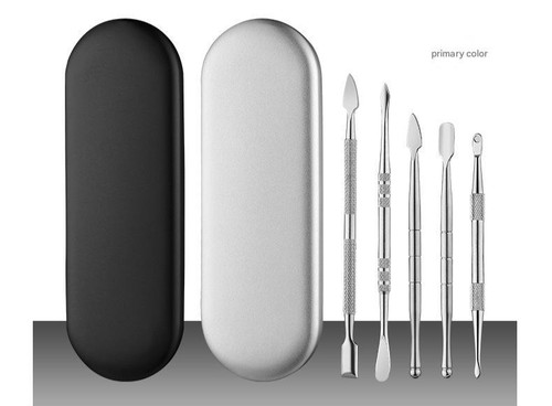 6pcs black silver wax - 6pcs, or