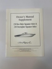 Sea Ray Owner's Manual