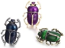 VERY REALISTIC BEETLE  BROOCH