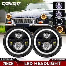 Pair 7Inch Round Halo LED