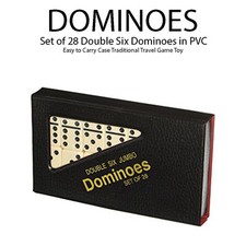 NEW DOMINOES SET OF 28 DOUBLE