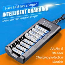 1.2V 8 Slot USB Fast Battery