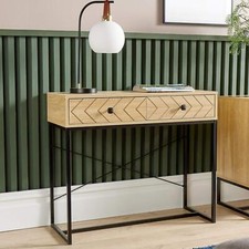 Console Table 2 Drawers Aztec