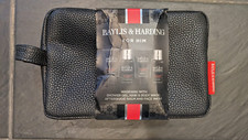 Baylis & Harding Signature Mens luxury toilet travel Wash bag gift Set 4 extras