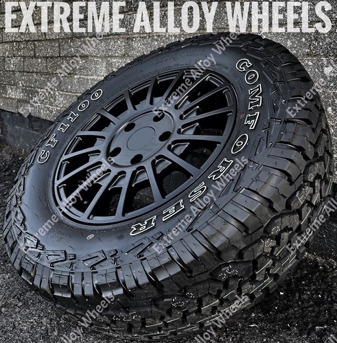 Black tms alloy wheels - black,