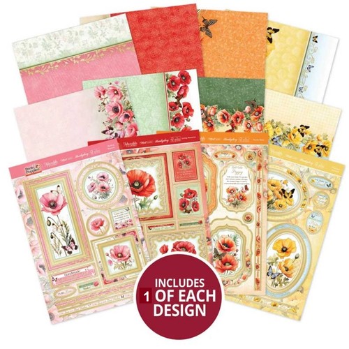 Hunkydory pretty poppies - hunkydory,