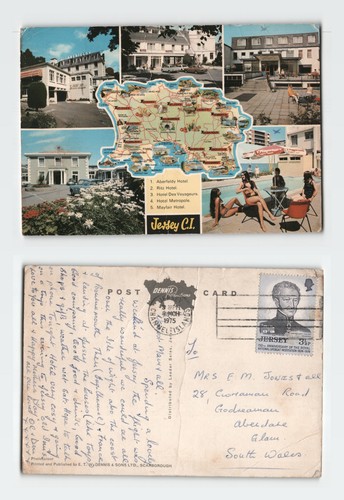 Vintage postcard jersey i - vintage,