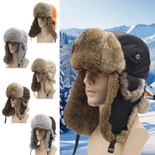 Rabbit fur ushanka - fur,
