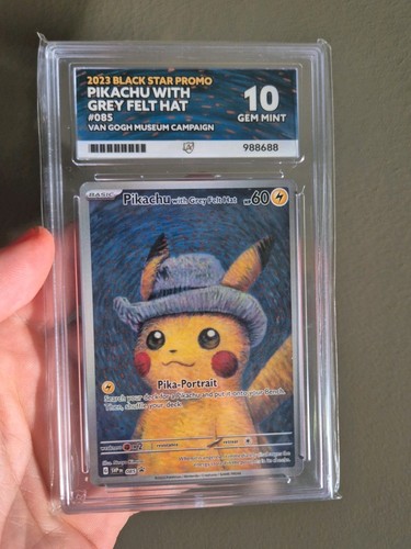 Pokémon pikachu tcg grey felt - pokémon,