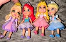 4 Disney Mini Princess Dolls