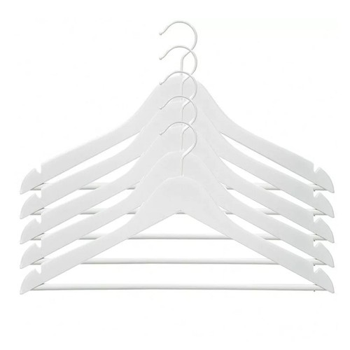 Natural wooden white - wooden, hanger