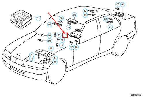 Bmw e36 interior reading - 3,