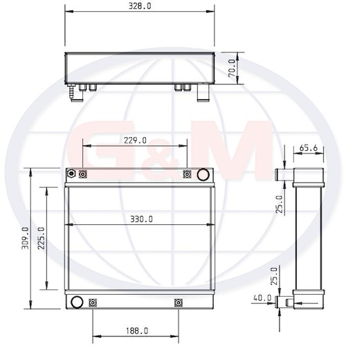 Radiator for john deere - for,