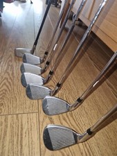 adams blue golf Irons + #4 Hybrid
