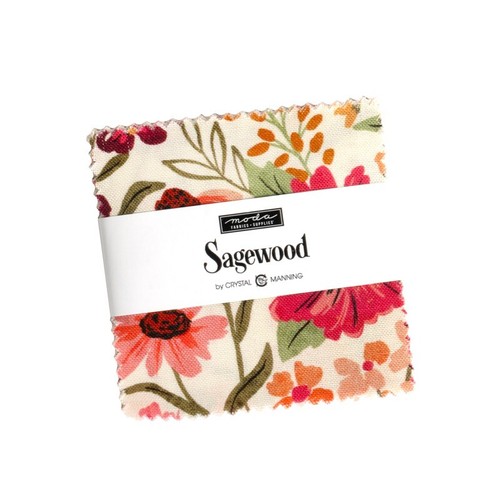 Moda charm pack sagewood - sagewood, by