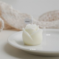 Rose Shaped Candle Handcrafted