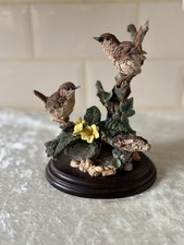 Country Artists spring shower Bird large Figurine Vintage