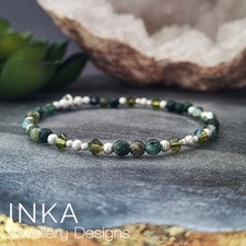 925 Sterling Silver Green