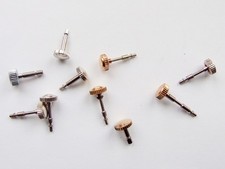 10 x vintage assorted Timex watch crowns and stems.  Old stock parts