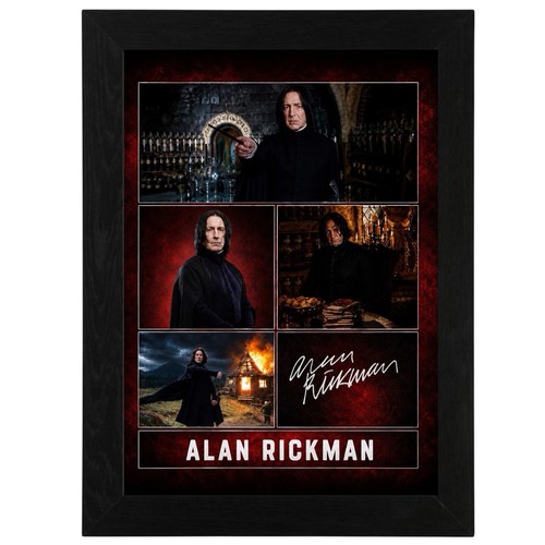 Alan rickman signed photo - alan,