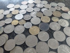Old Unsorted Foreign Coins and