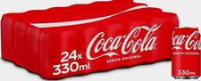 Coca-Cola Original Taste 24 x 330ml Cans Free SHIPPING