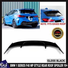 FOR BMW 1 SERIES F40 2019+ REAR ROOF LIP SPOILER WING MP STYLE GLOSS BLACK