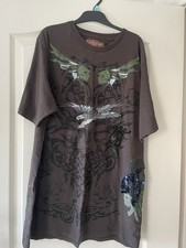 Rare Elvis Jesus Sequinned T Shirt XL