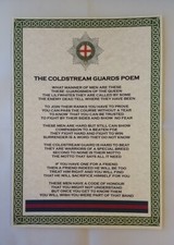 Coldstream Guards Poem