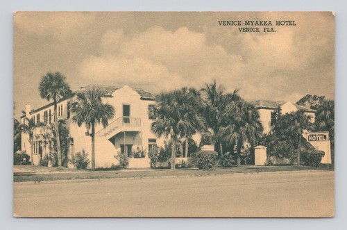Postcard venice myakka hotel - postcard,