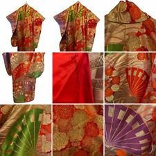 Japanese Silk Vintage Red