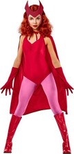 Official Marvel Wanda Ladies Costume Fancy Dress Small 8 10 Scarlett Witch