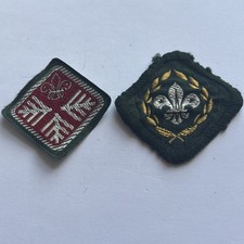Two Vintage Scout Badges. 