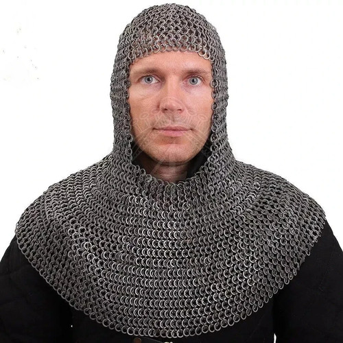 Medieval chainmail coif - medieval,