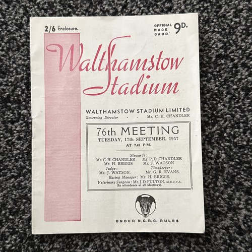 1957 walthamstow greyhound - 1957,
