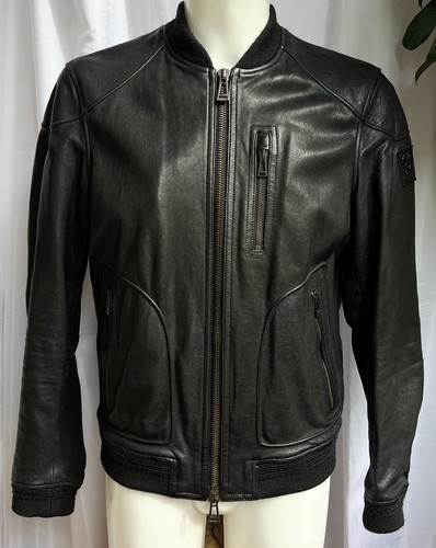 Belstaff leather jacket - belstaff,