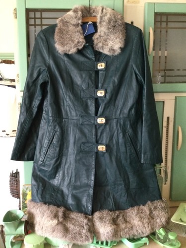 Vintage teal leather - vintage,