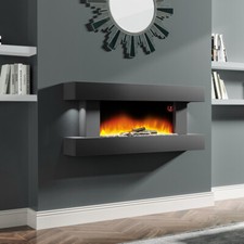 Remote Fireplace Suite Matte