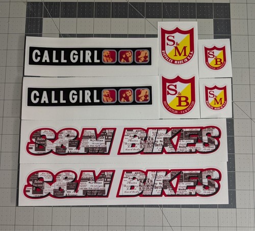 Bikes call girl bmx - call, decal