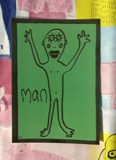 Fine art postcard ‘Man‘