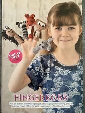 FINGER BOBS WOODLAND ANIMALS PUPPET KNITTING PATTERN USES DK YARN VGC