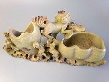 Chinese carved stone figurine - chinese,