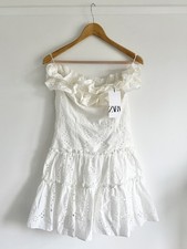 Zara White Broderie Anglaise