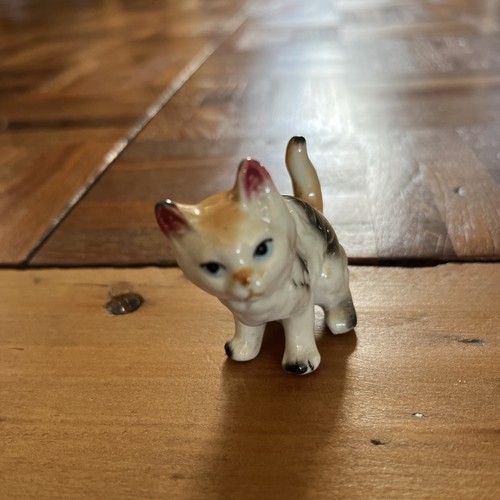 Vintage porcelain cat - vintage,
