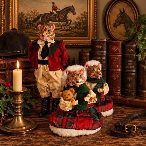 Vintage anthropomorphic fox - anthropomorphic,